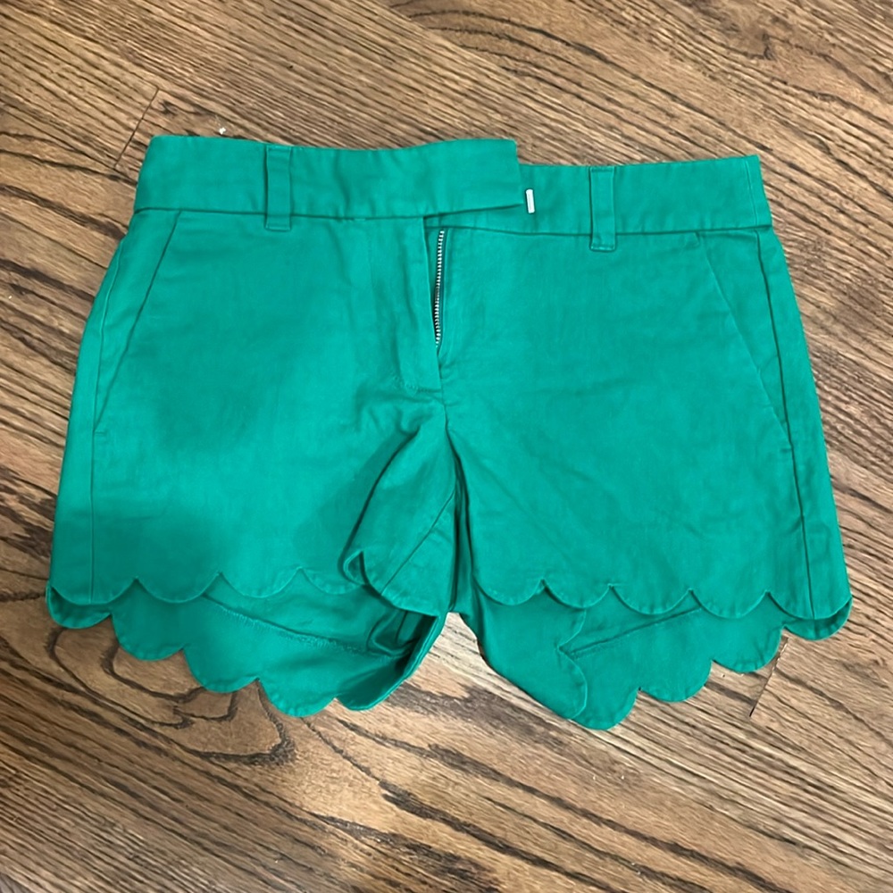 J Crew Scalloped shorts